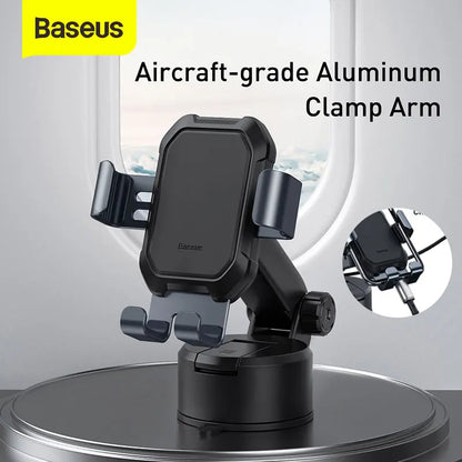 Baseus Gravity Car Phone Holder Suction Cup Adjustable  Holder Stand in Car GPS Mount for Iphone 13 12 Pro Xiaomi POCO